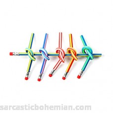 Afco 6Pcs Bendy Flexible Pencil with Eraser Colorful Student Random Color Random Color B07KJ2WM5W
